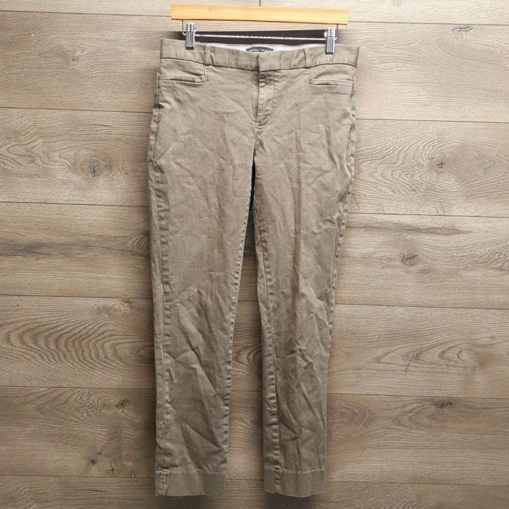 Banana Republic Sloan Fit Chino Pants Women's Size 4 Stretch Business